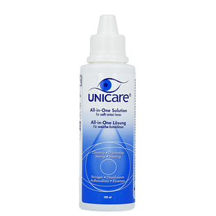 Unicare All-in-One Solution Voor Zachte Contactlenzen 100ML
