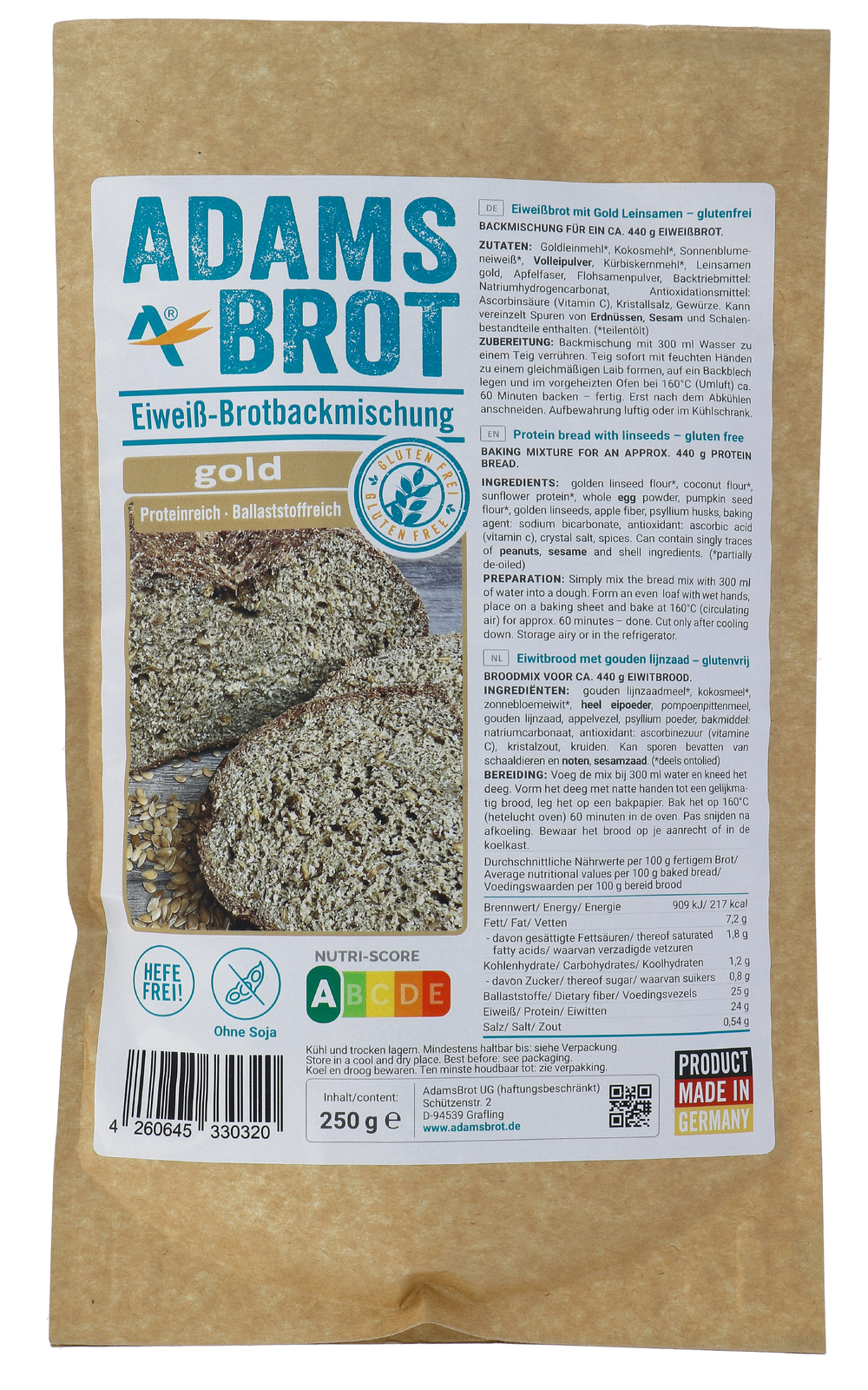 Adams Brot Broodmix Gold afbeelding