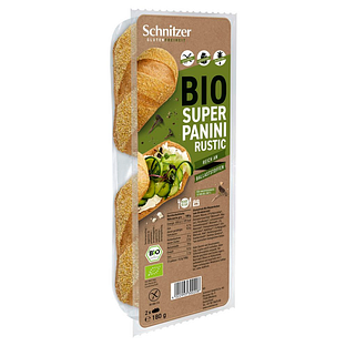 Schnitzer Gluten Freiheit Bio Super Panini Rustic 180GR