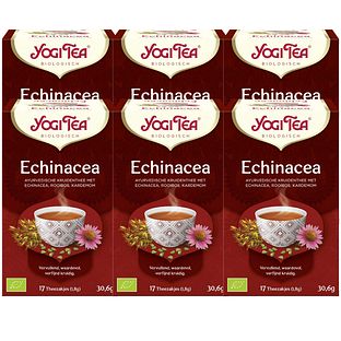 Yogi Tea Echinacea Voordeelverpakking 6x17ST Yogi Tea Echinacea Voordeelverpakking 6x17ST
