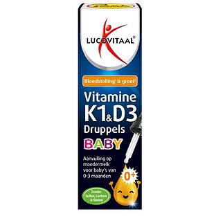 Lucovitaal Vitamine K1 + D3 Baby Druppels 14.5ML