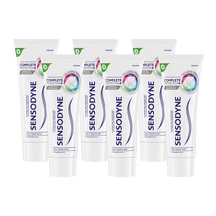 Sensodyne Complete Protection Advanced Whitening Tandpasta Multiverpakking 6x75ML