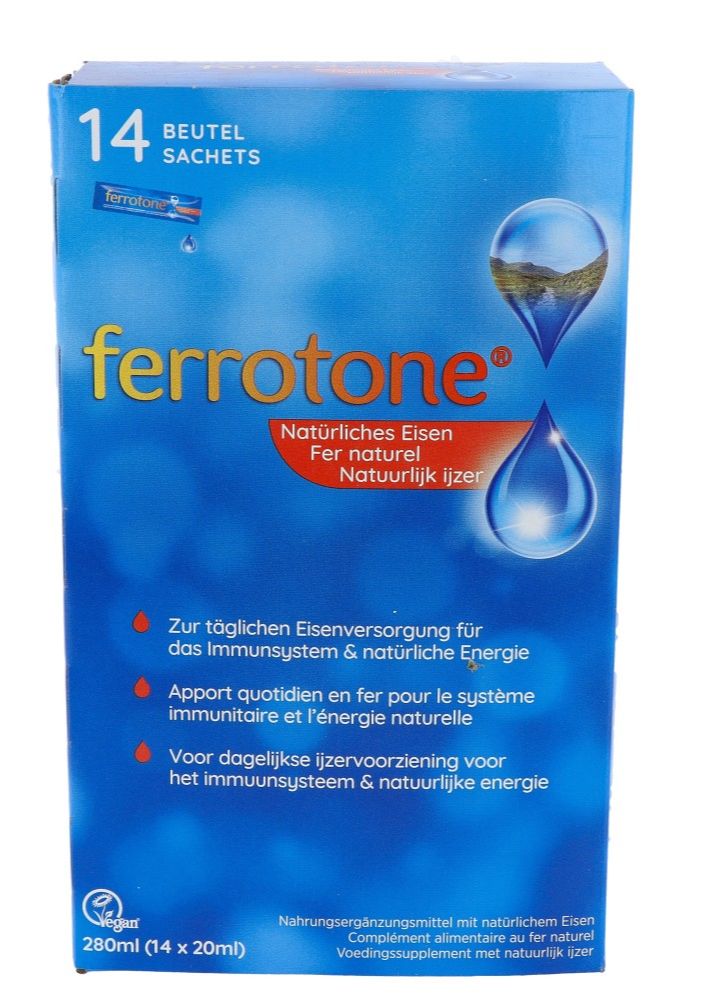 Ferrotone Bronwater IJzersupplement 14ST