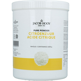 Jacob Hooy Citroenzuur Poeder 1KG Jacob Hooy Citroenzuur Poeder 1KG