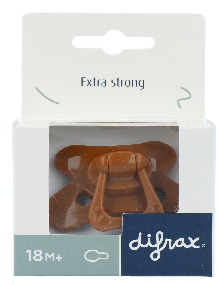 Difrax Fopspeen Natural 18+ Maanden Uni Cinnamon afbeelding 1
