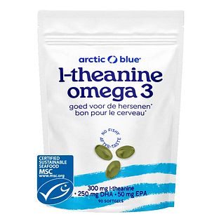 Arctic Blue L-Theanine Omega 3 Softgels 90CP