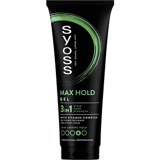 Syoss 3in1 Max Hold Gel Non Sticky Hold 4 250ML