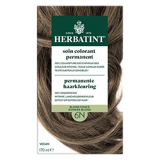 Herbatint Permanente Haarkleuring 6N Donker-Blond 170ML Herbatint Permanente Haarkleuring 6N Donker-Blond 170ML