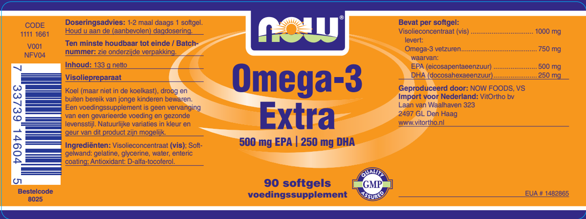 Omega Extra Softgels afbeelding van document #1, label