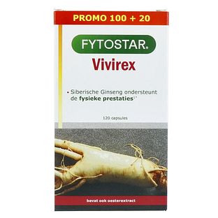 Fytostar Vivirex Oesterextract Capsules 120CP
