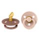 BIBS Fopspeen 6-18 Maanden Anatomic Blush/Woodchuck 2ST