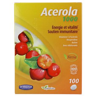 Orthonat Acerola 1000 Vitamine C Tabletten 100TB Orthonat Acerola 1000 Vitamine C Tabletten 100TB