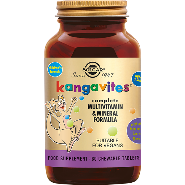 Solgar Kangavites™ Multivitamine kauwtabletten voor Kinderen 60KTB