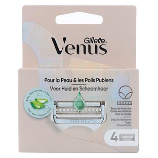 Gillette Venus Satin Care Huid & Schaamhaar Navulmesjes 4ST