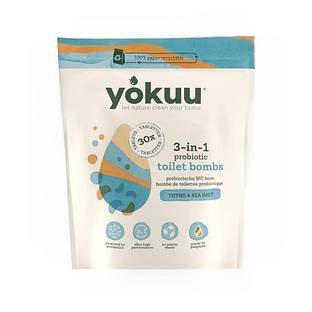 Yokuu 3-in-1 Toilet Bom Thyme & seasalt 30ST