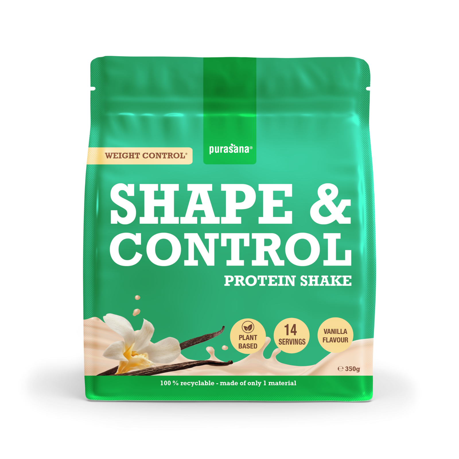 Purasana Shape & Control Protein Shake Vanilla 350GR
