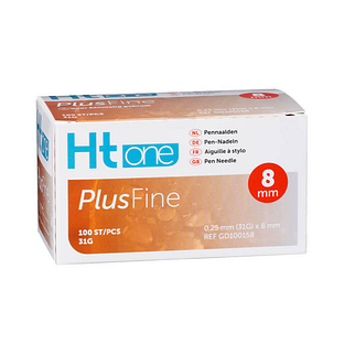 Ht One PlusFine Pennaalden 8mm 31G 100ST