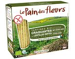 Le Pain des Fleurs Crackers Groene Linzen 150GR Le Pain des Fleurs Crackers Groene Linzen 150GR