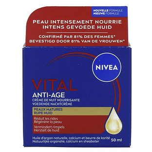 Nivea Vital Anti-Age Voedende Nachtcrème 50ML