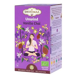 Shoti Maa Unwind Vanilla Chai Thee Zakjes 16ST