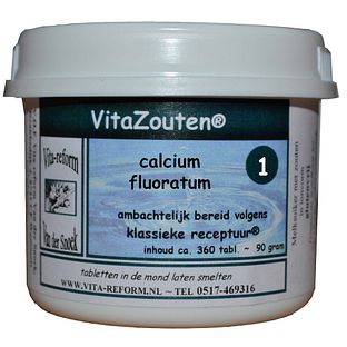 Vita Reform Van der Snoek Vitazouten Nr. 1 Calcium Fuoratum 360TB