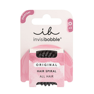 Invisibobble Original Hair Spiral True Black 3ST