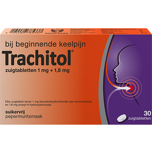 Trachitol Zuigtabletten - bij beginnende keelpijn 30TB Trachitol Zuigtabletten - bij beginnende keelpijn 30TB