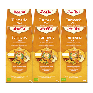 Yogi Tea Turmeric Chai Losse Thee Voordeelverpakking 6x90GR