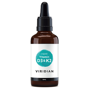 Viridian Liquid Vitamin D3 & K2 Druppels 50ML