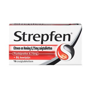 Strepfen Citroen & Honing 8.75mg Zuigtabletten 16ST