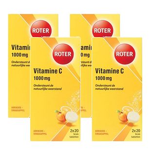 Roter Vitamine C 1000mg Bruistabletten Multiverpakking 4x40ST