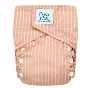 Bumbuns Easy Herbruikbare Luier Stripes Apricot Klittenband 1ST