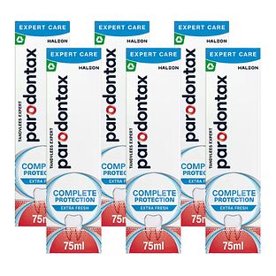 Parodontax Extra Fresh Complete Protection Tandpasta Multiverpakking 6x75ML