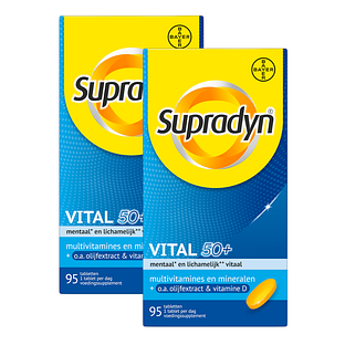 Supradyn Vital 50+ Tabletten - Duoverpakking 2x95TB