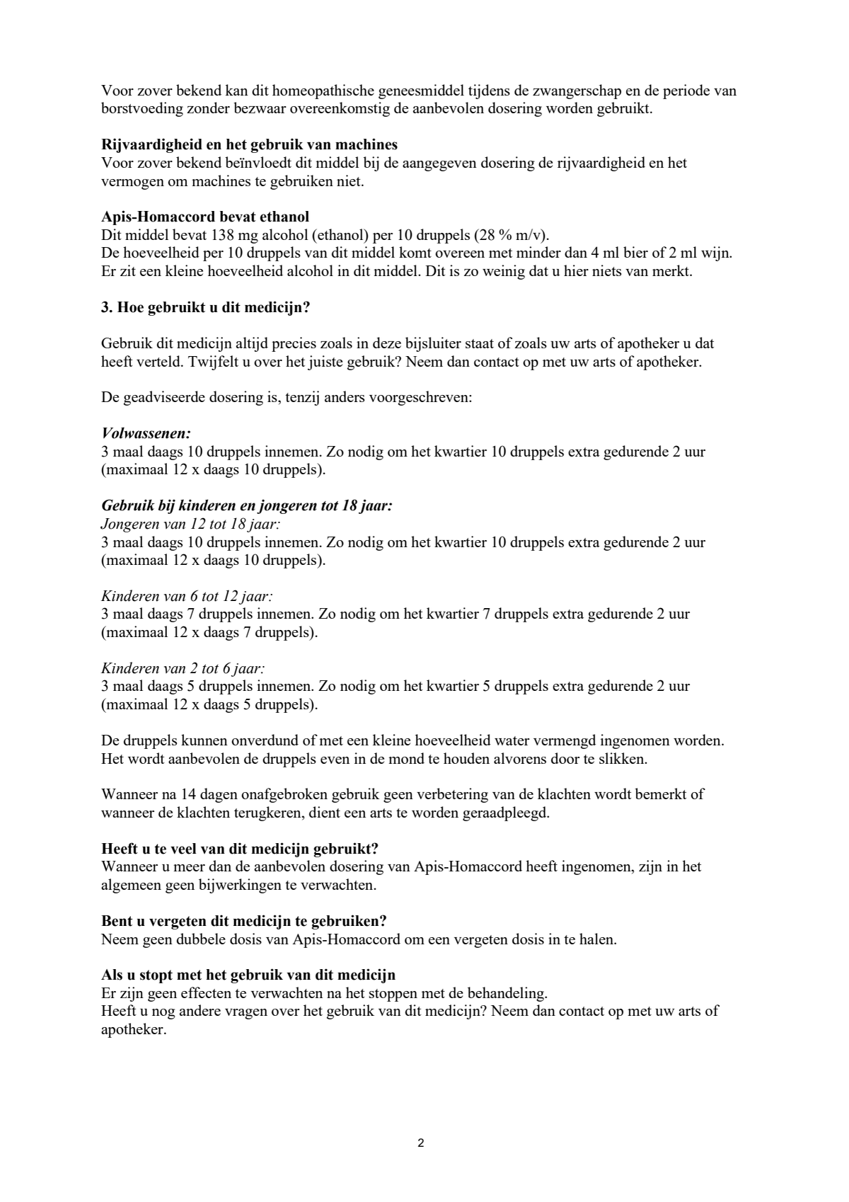 Apis Homaccord afbeelding van document #2, leaflet