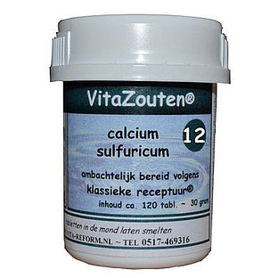Vita Reform Van der Snoek VitaZouten Celzout Nr.12 Calcium Sulfuricum 120TB