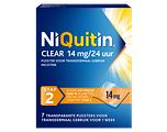 Niquitin Clear Pleisters 14mg Stap 2 7ST