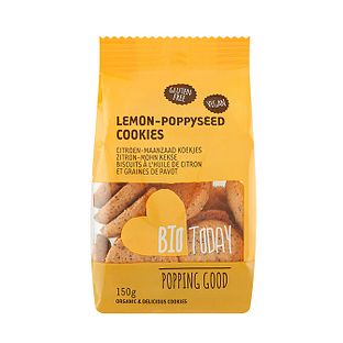 BioToday Koekjes Citroen-Maanzaad 150GR