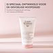 Louis Widmer Antiroosshampoo Zonder Parfum 150ML  Lichtroze achtergrond met product