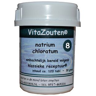 Vita Reform Van der Snoek Vita Reform Vitazouten Nr. 8 Natrium Chloratum Muriaticum 120TB