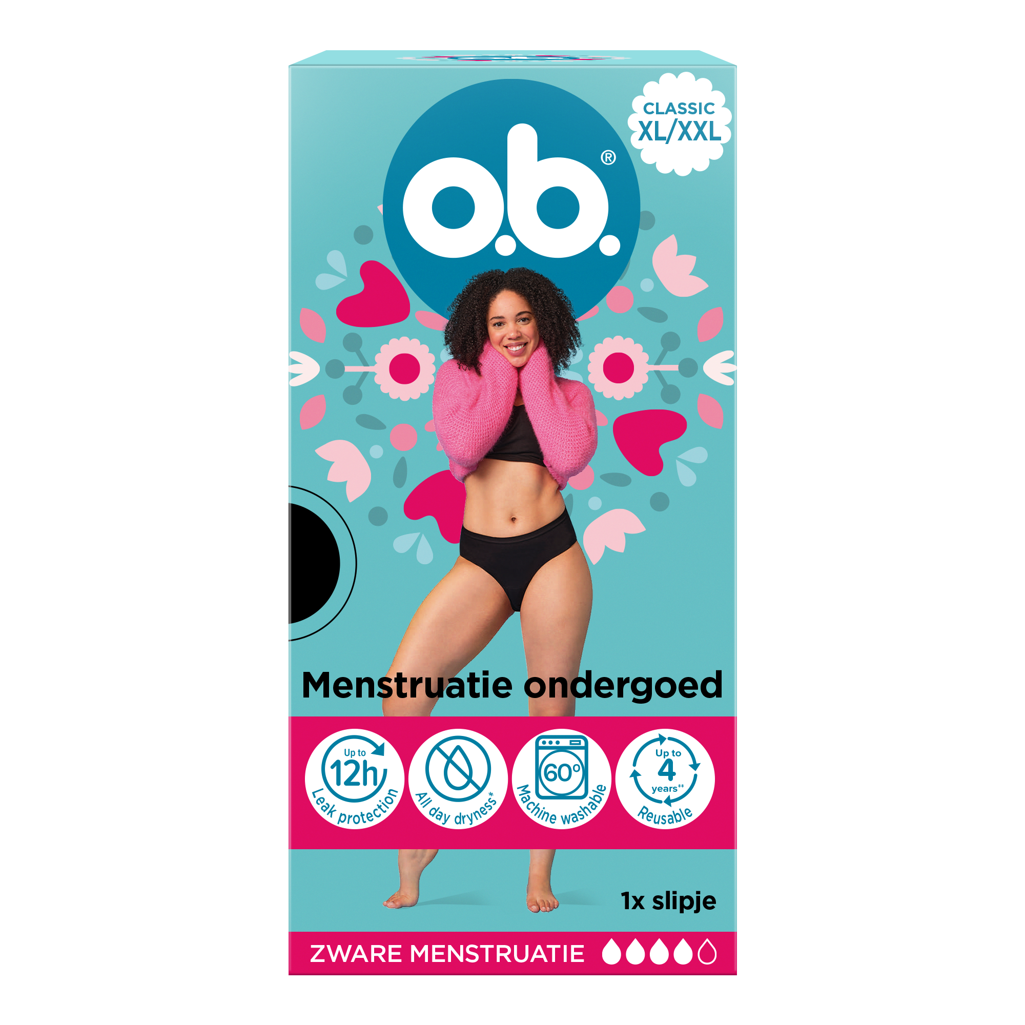 OB Menstruatie Ondergoed Classic XL/XXL