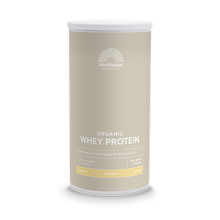 Mattisson HealthStyle Biologische Wei Proteïne Vanille 450GR