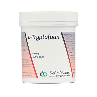 DeBa Pharma L-Tryptofaan Capsules 120VCP DeBa Pharma L-Tryptofaan Capsules 120VCP