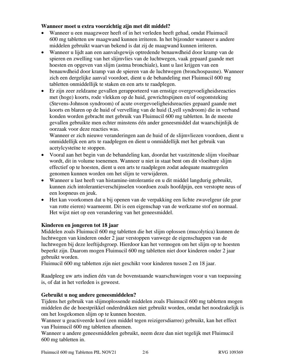 600mg Tabletten afbeelding van document #2, leaflet