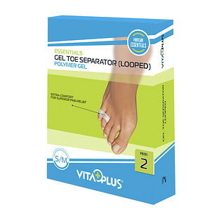 Vitaplus Essentials Gel Toe Separator (Looped) maat S/M 2ST