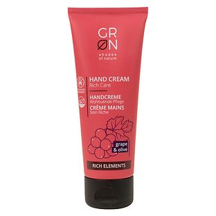GRN Rich Elements Hand Cream Grape & Olive 75ML