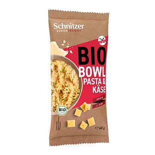 Schnitzer Gluten Freiheit Bio Bowl Pasta & Käse 60GR