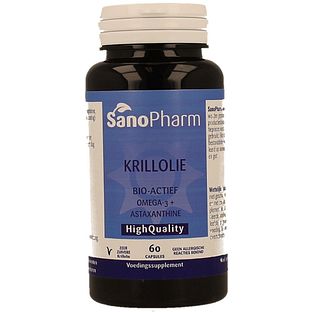 Sanopharm Krillolie Capsules 60CP