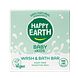 Happy Earth Baby & Kids Wash & Bath Bar 50GR