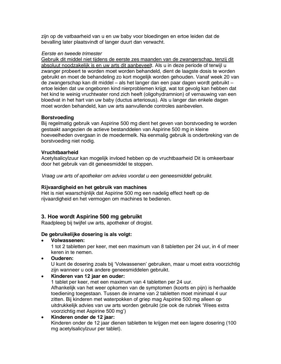 500mg Tabletten afbeelding van document #4, leaflet